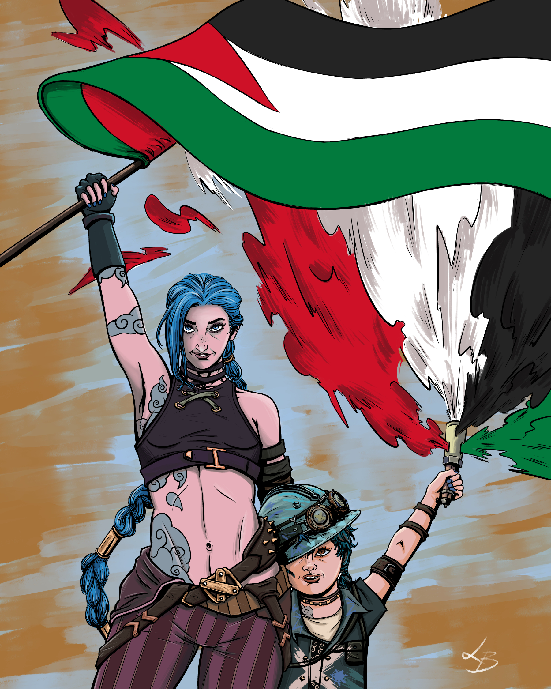 jinx isha palestine